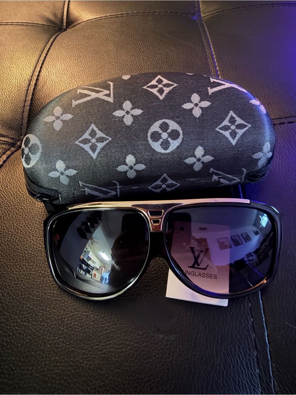 Louis Vuitton Acetate Evidence Sunglasses Z0105E
